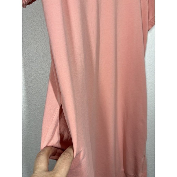 Marine Layer Cassidy Sweatshirt Dress XL Vintage Peach Pink Pockets - Picture 3 of 6